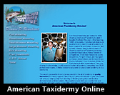American Taxidermy OnLine web site design