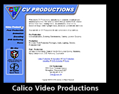 Calico Video Productions web site design