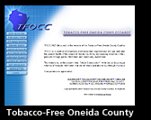 Tobacco-Free Oneida County Coalition web design